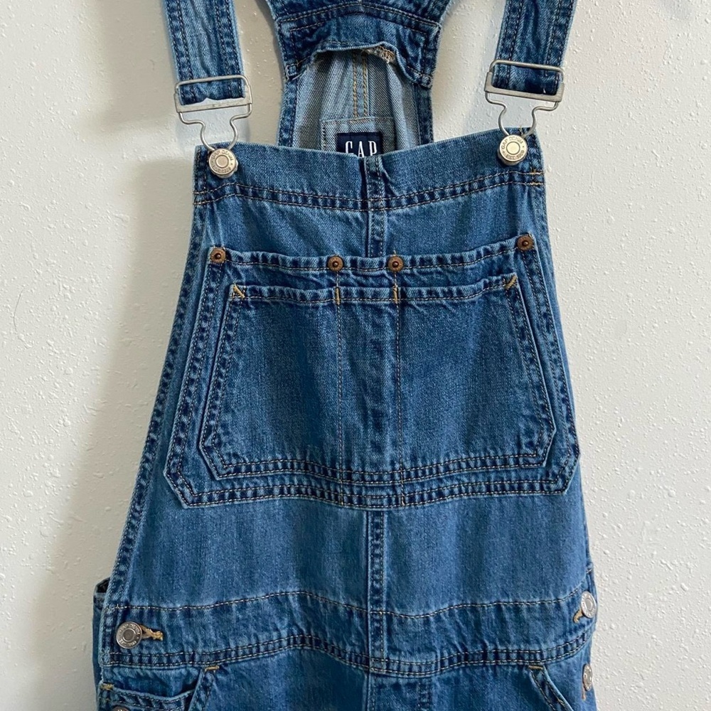 Gap Relaxed Denim Overalls with Washwell - Picture 6 of 10